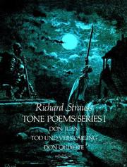 Cover of: Tone Poems in Full Score, Series 1: Don Juan, Tod Und Verklarung, & Don Quixote