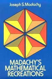 Cover of: Madachy's Mathematical recreations by Joseph S. Madachy