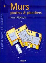 Cover of: Murs : Poutres & Planchers