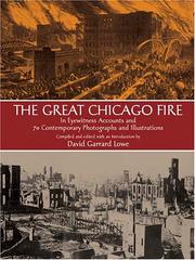 Cover of: The Great Chicago fire: in eyewitness accounts and 70 contemporary photographs and illustrations