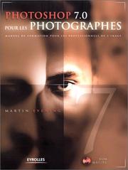 Cover of: Photoshop 7 pour les photographes