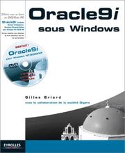 Cover of: Oracle9i pour Windows