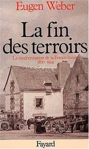 Cover of: La fin des terroirs