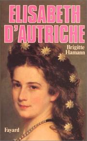 Cover of: Elisabeth d'Autriche