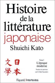 Histoire de la littérature japonaise, tome 3 by Shûichi Katô