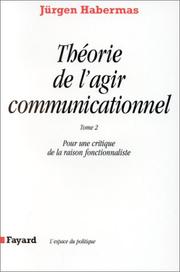 Cover of: Théorie de l'agir communicationnel