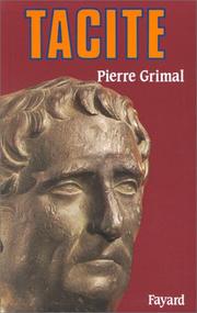 Cover of: Tacite by Pierre Grimal
