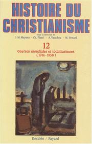Cover of: Histoire du christianisme, tome 12  by Jean-Marie Mayeur, Charles Pietri, André Vauchez, M. Venard