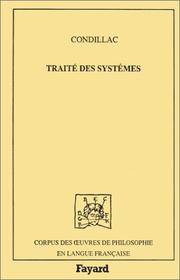 Cover of: Traité des systèmes