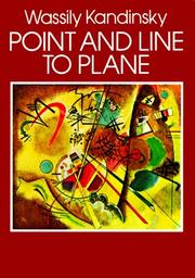 Cover of: Point and line to plane by Wassily Kandinsky
