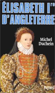 Cover of: Elisabeth 1re d'Angleterre