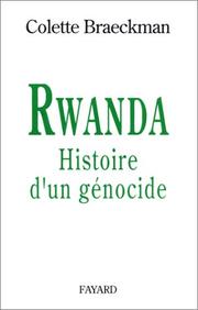 Cover of: Rwanda  by Colette Braeckman