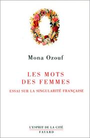 Cover of: Les mots des femmes