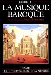 Cover of: Guide de la musique baroque by Julie Anne Sadie, Albert Dunning