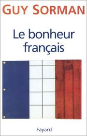 Cover of: Le bonheur français