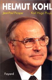 Cover of: Helmut Kohl by Jean-Paul Picaper, Karl Hugo Pruys