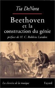 Cover of: Beethoven et la construction du génie