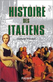 Cover of: Histoire des Italiens