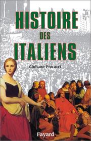 Cover of: Histoire des Italiens by Giuliano Procacci