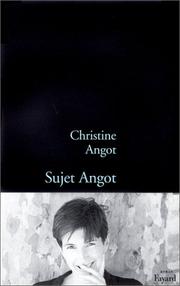 Cover of: Sujet Angot
