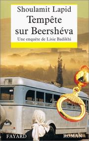 Cover of: Tempête sur beersheva