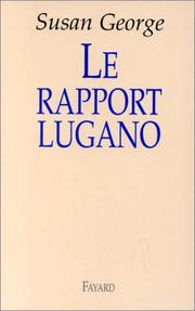 Cover of: Le Rapport Lugano