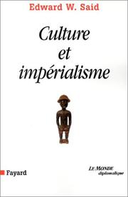 Cover of: Culture et Impérialisme by Edward W. Said