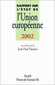 Cover of: Rapport sur l'état de l'Union européenne