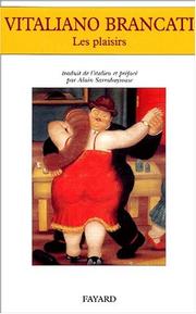 Cover of: Les Plaisirs by Vitaliano Brancati