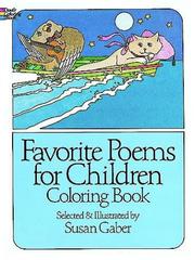 Cover of: Favorite Poems for Children Coloring Book