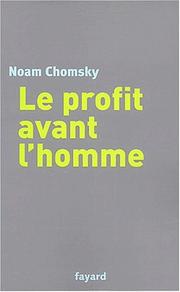 Cover of: Le profit avant l'homme by Noam Chomsky