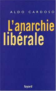 Cover of: L'Anarchie libérale