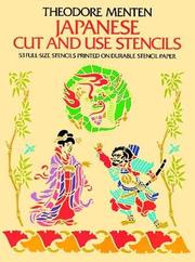 Cover of: Japanese Cut & Use Stencils (Picture Archives) by Theodore Menten