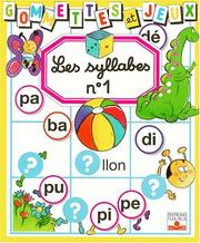 Cover of: Les Syllabes 1 by Beaumont