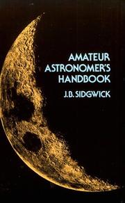 Cover of: Amateur astronomer's handbook by Sidgwick, J. B.