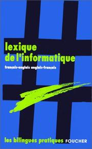 Cover of: Lexique de l'informatique  by Barbaneau