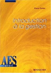 Cover of: Introduction a la gestion by Pottier-P