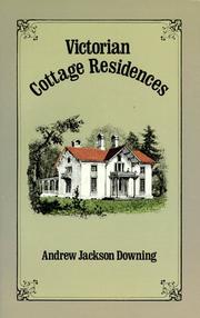 Cover of: Victorian cottage residences