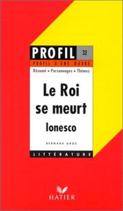 Cover of: Le Roi SE Meurt