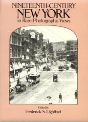 Cover of: Nineteenth-century New York in rare photographic views