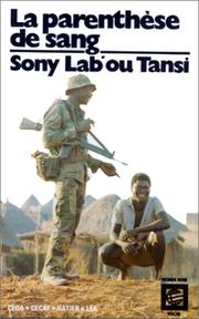 Cover of: La Parenthese De Sang