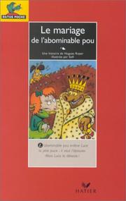 Cover of: Le Marriage De L'Abominable Pou