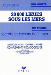 Cover of: 20 000 lieues sous les mers de Jules Verne  by Da, Sylvie Dauvin, Jacques Dauvin