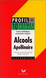 Cover of: Alcools Apollinaire