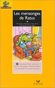 Cover of: Les Mensonges De Ratus (Ratus Jaune)