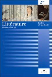 Cover of: Litterature: Textes Et Methodes
