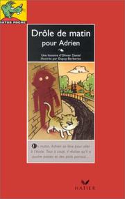 Cover of: Drole De Matin Pour Adrien (Ratus Rouge)
