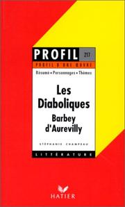 Cover of: Profil d'une oeuvre  by Jules Barbey d'Aurevilly, Jules Barbey d'Aurevilly