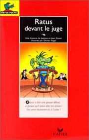 Cover of: Ratus devant le juge by Jeanine Guion, Jean Guion, Olivier Vogel