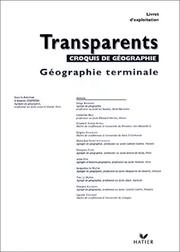 Cover of: Géographie, terminale : Transparents